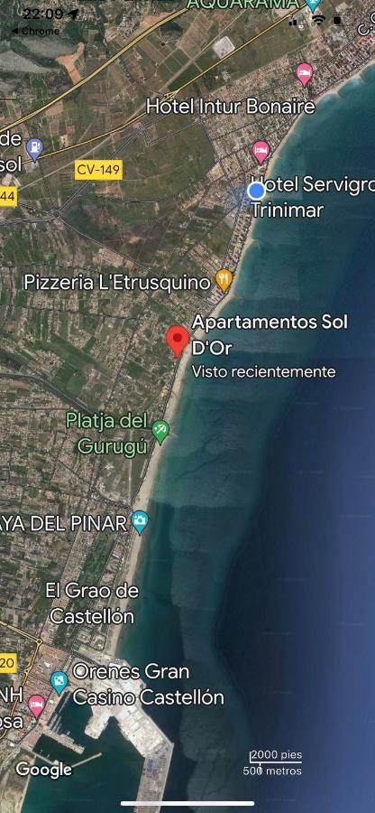 Apartamento Frente Al Mar Benicassim Bagian luar foto